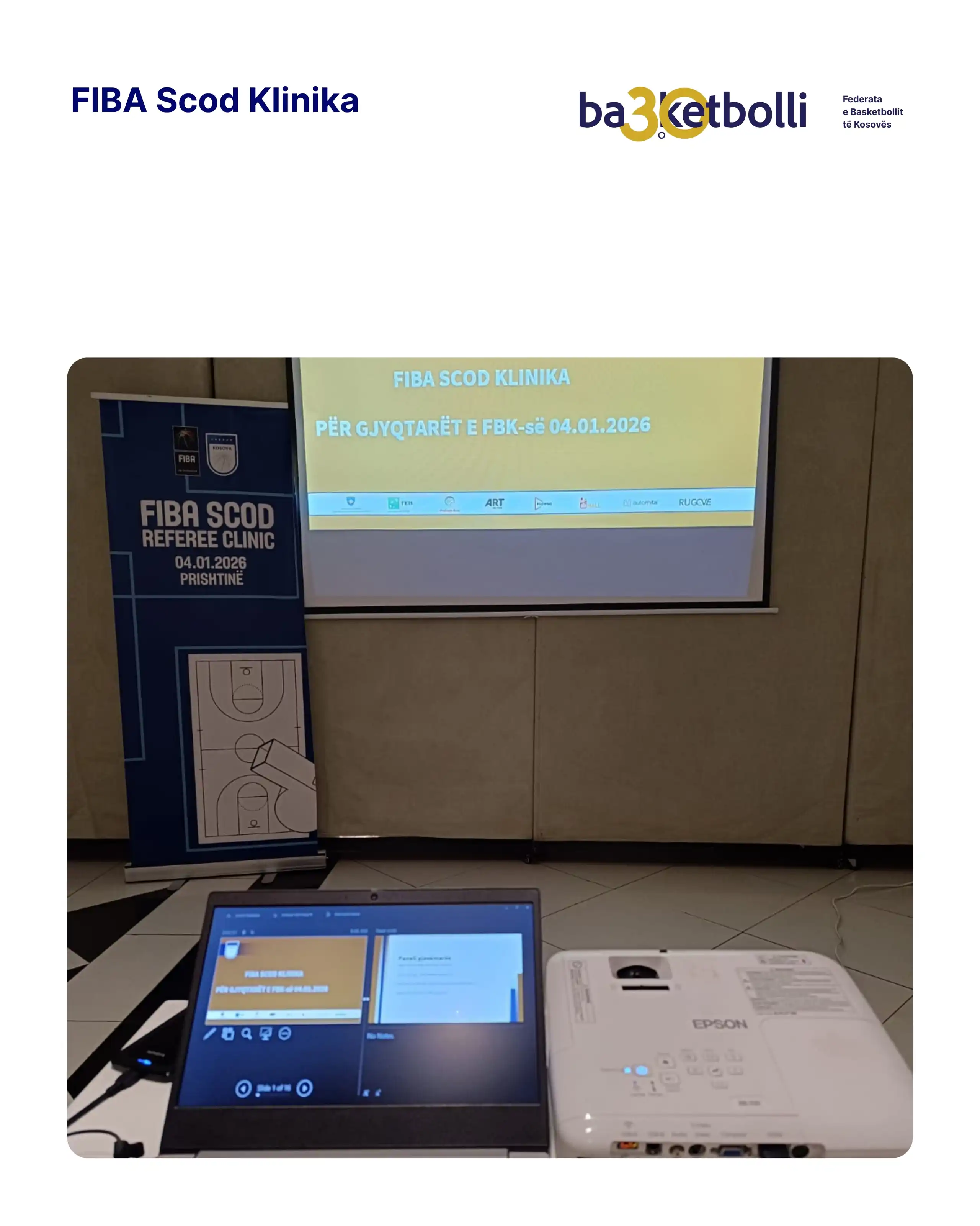 Mbahet FIBA Scod Klinika me gjyqtarët e FBK-së